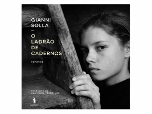 capa do livro O Ladrão de Cadernos, de Gianni Solla (D. Quixote, 2025)